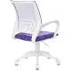 Кресло детское Бюрократ BUROKIDS 1 W фиолетовый Sticks 08 крестов. пластик пластик белый. Фото товара с разных ракурсов.
